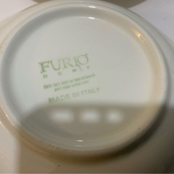 Set of 4 Furio Jewflora Hand Decorated 8" Soup Pasta Bowl made in Italy G23 - Picture 3 of 8